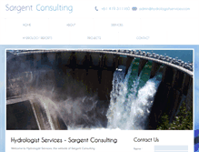 Tablet Screenshot of hydrologistservices.com